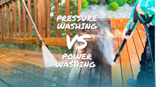 Pressure Washing vs. Power Washing in Gardner, MA