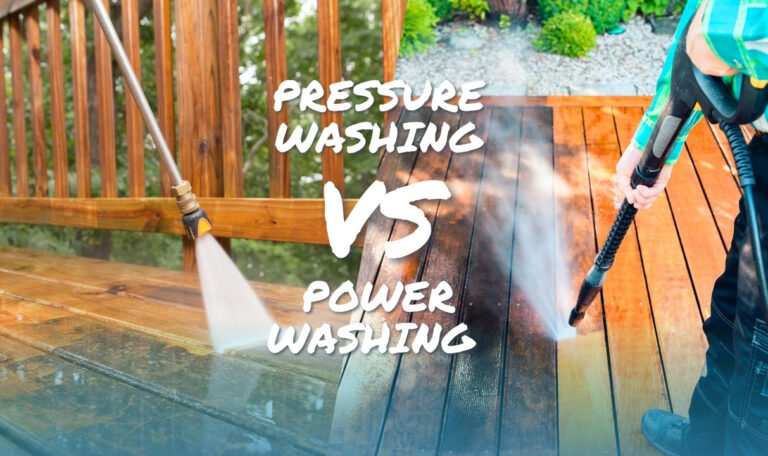 Pressure Washing vs. Power Washing in Gardner, MA