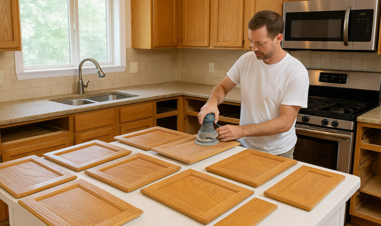 Refinish Kitchen Cabinets in Gardner
