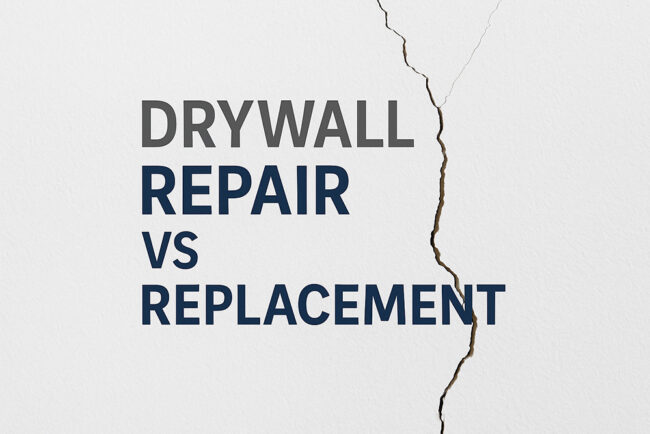 Drywall Repair vs Replacement