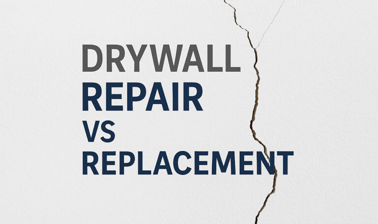 Drywall Repair vs Replacement