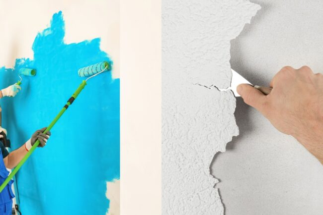 Wallpaper Removal vs Painting