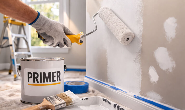 Prime Walls Before Painting in MA